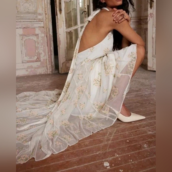 Free People Embroidered Maxi Dress - Picture 3 of 9